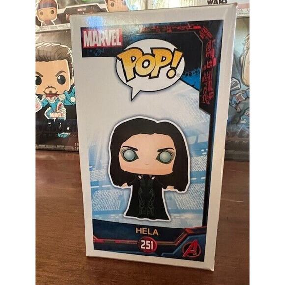 Funko Pop! Marvel Thor: Ragnarok HELA UNMASKED #251 Target Exclusive - Picture 6 of 11